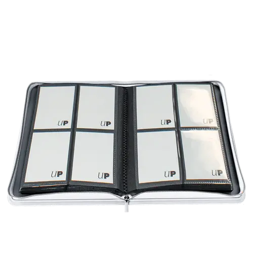 Ultra Pro 4-Pocket Zippered Pro Binder - Vivid White Ultra Pro