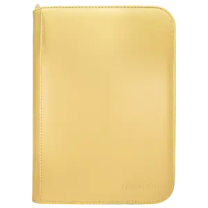 Ultra Pro 4-Pocket Zippered Pro Binder - Vivid Yellow Ultra Pro