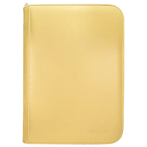 Ultra Pro 4-Pocket Zippered Pro Binder - Vivid Yellow Ultra Pro