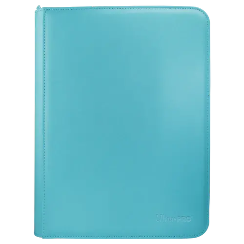 Ultra Pro 9-Pocket Zippered Pro Binder - Vivid Light Blue Ultra Pro