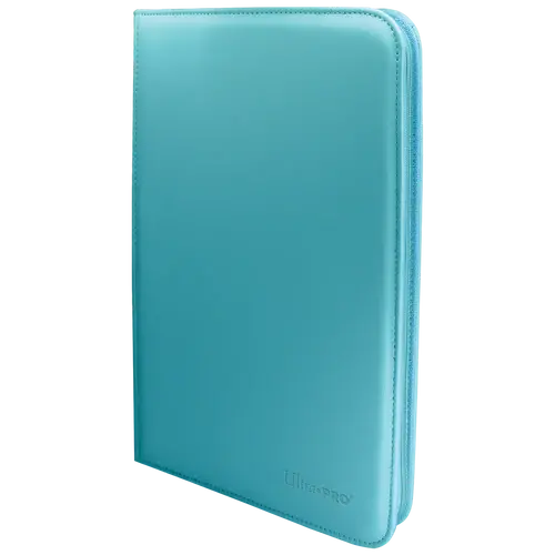 Ultra Pro 9-Pocket Zippered Pro Binder - Vivid Light Blue Ultra Pro