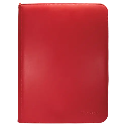 Ultra Pro 9-Pocket Zippered Pro Binder - Vivid Red Ultra Pro