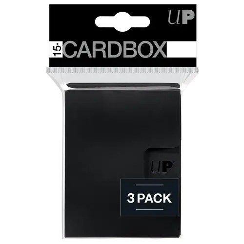 Ultra Pro Card Box 15+ Black - 3-Pack Ultra Pro