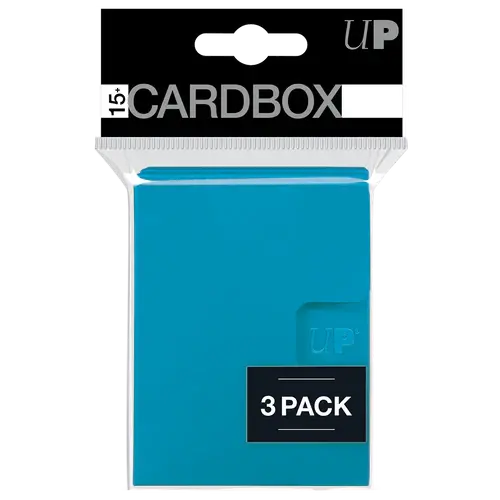 Ultra Pro Card Box 15+ Light Blue - 3-Pack Ultra Pro