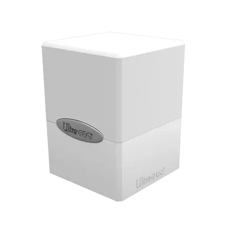 Ultra Pro Deck Box - Satin Cube - Arctic White Ultra Pro