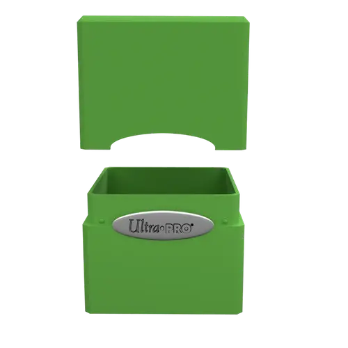 Ultra Pro Deck Box - Satin Cube - Lime Green Ultra Pro