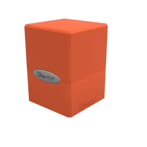 Ultra Pro Deck Box - Satin Cube - Pumpkin Orange Ultra Pro