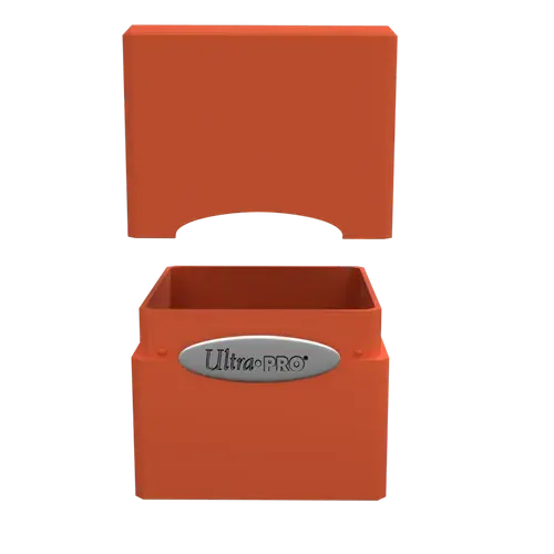 Ultra Pro Deck Box - Satin Cube - Pumpkin Orange Ultra Pro