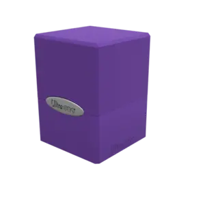 Ultra Pro Deck Box - Satin Cube - Royal Purple Ultra Pro