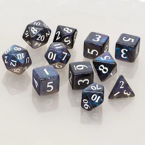 Ultra Pro Eclipse 11 Dice Set - Jet Black - Ultra Pro