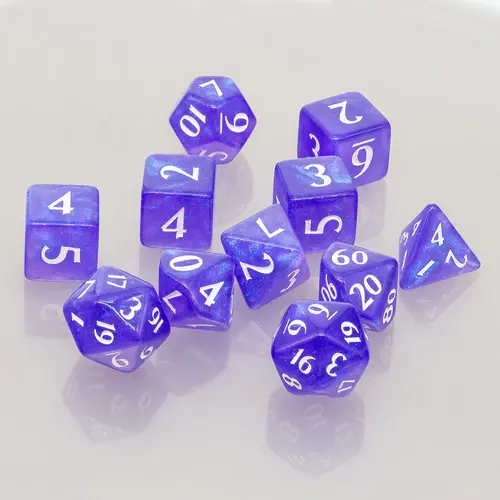 Ultra Pro Eclipse 11 Dice Set - Royal Purple - Ultra Pro