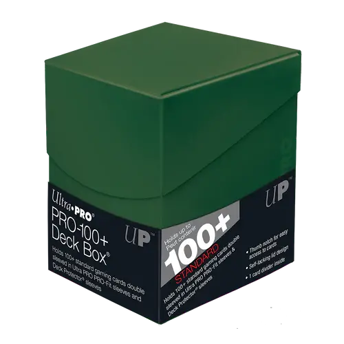 Ultra Pro Eclipse Deckbox 100+  Forest Green Ultra Pro