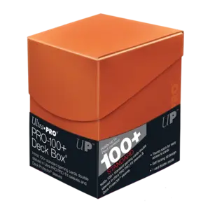 Ultra Pro Eclipse Deckbox 100+ Pumpkin Orange Ultra Pro