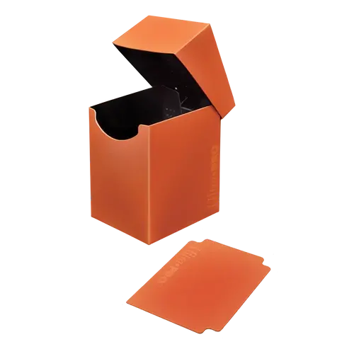 Ultra Pro Eclipse Deckbox 100+  Pumpkin Orange Ultra Pro