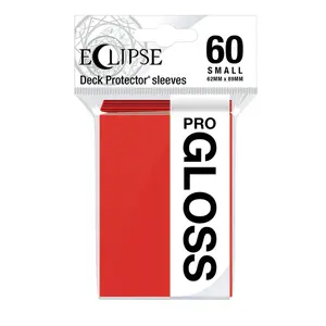Ultra Pro Eclipse Small Gloss Sleeves - Apple Red Ultra Pro