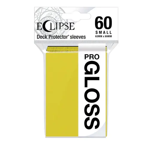 Ultra Pro Eclipse Small Gloss Sleeves - Lemon Yellow Ultra Pro