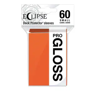 Ultra Pro Eclipse Small Gloss Sleeves - Pumpkin Orange Ultra Pro