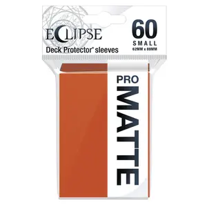 Ultra Pro Eclipse Small Matte Sleeves - Pumpkin Orange Ultra Pro