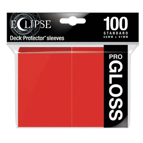 Ultra Pro Eclipse Standard Gloss Sleeves - Apple Red Ultra Pro