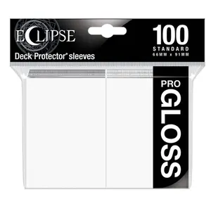 Ultra Pro Eclipse Standard Gloss Sleeves - Arctic White Ultra Pro