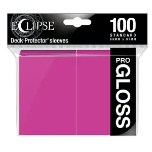 Ultra Pro Eclipse Standard Gloss Sleeves - Hot Pink Ultra Pro