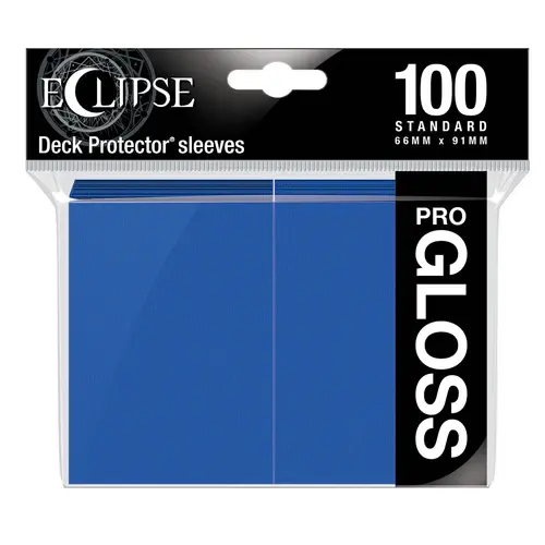 Ultra Pro Eclipse Standard Gloss Sleeves - Pacific Blue Ultra Pro
