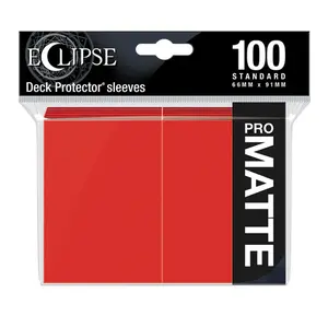 Ultra Pro Eclipse Standard Matte Sleeves - Apple Red Ultra Pro