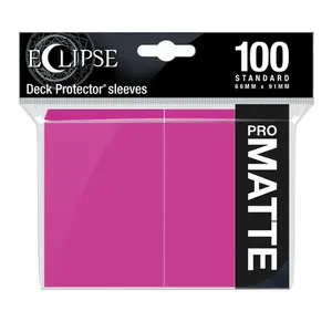 Ultra Pro Eclipse Standard Matte Sleeves - Hot Pink Ultra Pro