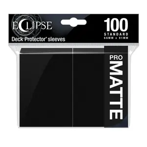 Ultra Pro Eclipse Standard Matte Sleeves - Jet Black Ultra Pro