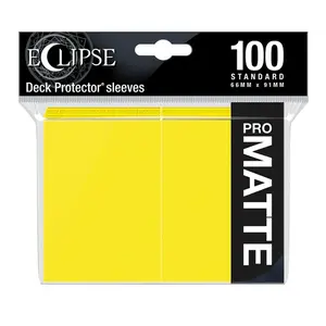 Ultra Pro Eclipse Standard Matte Sleeves - Lemon Yellow Ultra Pro