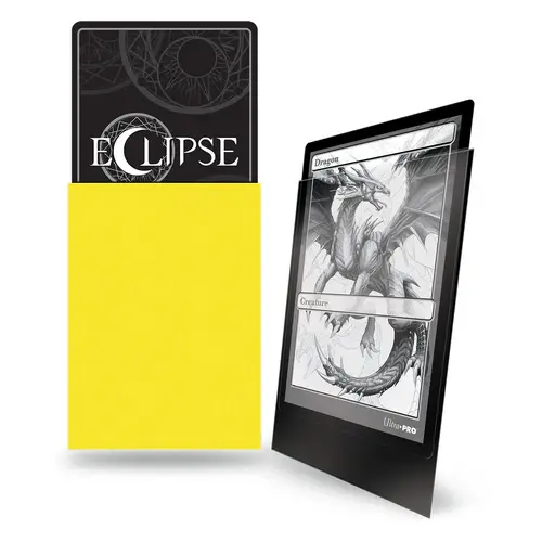 Ultra Pro Eclipse Standard Matte Sleeves - Lemon Yellow Ultra Pro