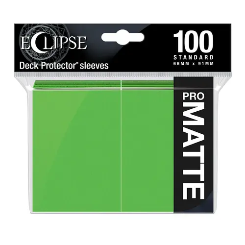 Ultra Pro Eclipse Standard Matte Sleeves - Lime Green Ultra Pro