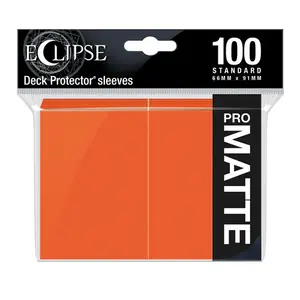 Ultra Pro Eclipse Standard Matte Sleeves - Pumpkin Orange Ultra Pro