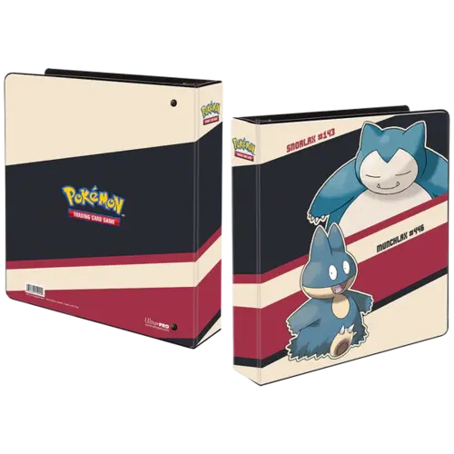 Ultra Pro Pokemon 3-Rings Album Snorlax & Munchlax Ultra Pro