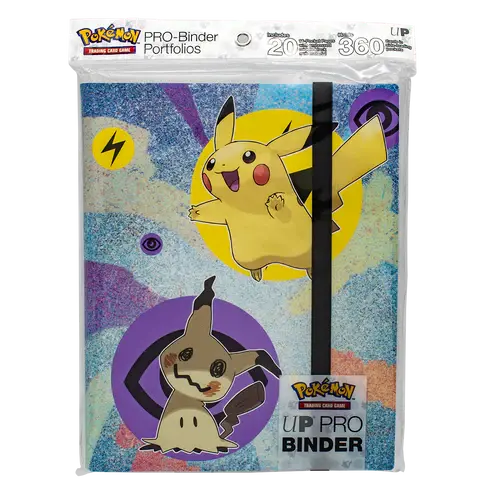 The Pokémon Company Pokemon 9-Pocket Pro-Binder - Pikachu & Mimikyu Ultra Pro