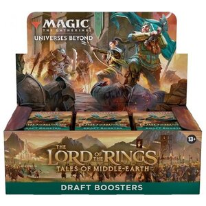 Magic The Gathering The Lord of the Rings: Tales of Middle Earth Draft Booster Box MTG