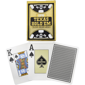 Copag Copag – Texas Holdem Gold – Jumbo Face – 2 index – TBX Black