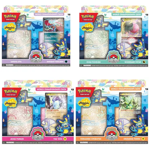 The Pokémon Company Pokemon World Championship Deck Set 2024 (All 4 Decks)