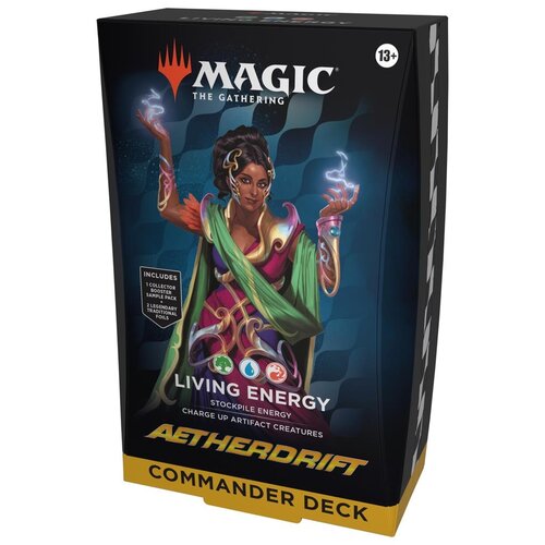 Magic The Gathering Aetherdrift Commander Deck Living Energy MTG Magic The Gathering Aetherdrift Commander Deck Living Energy MTG
