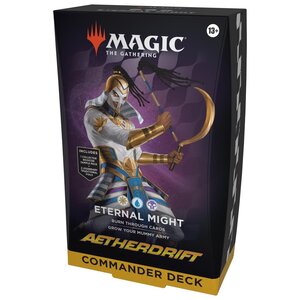 Magic The Gathering Aetherdrift Commander Deck Eternal Might MTG