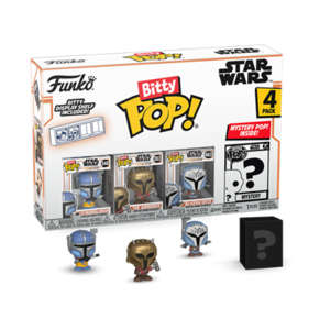 Funko Funko Bitty POP! Star Wars - Heavy Mandalorian 4-Pack (3+1 Mystery Chase)