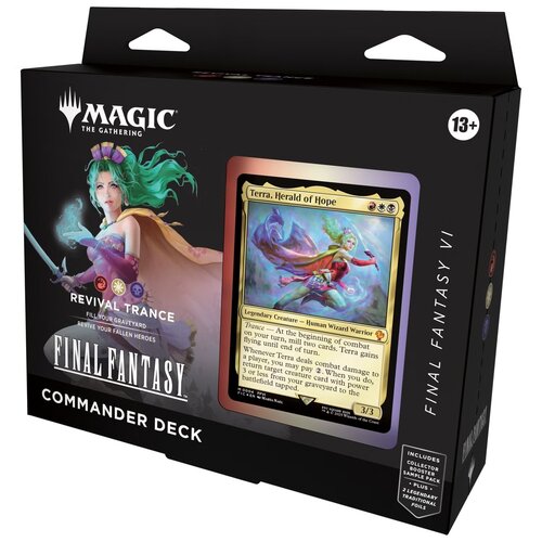 Magic The Gathering Final Fantasy Commander Deck MTG - Final Fantasy VI Magic The Gathering Final Fantasy Commander Deck MTG - Final Fantasy VI