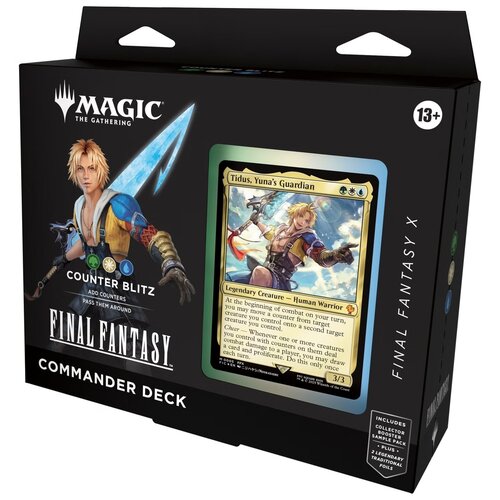 Magic The Gathering Final Fantasy Commander Deck MTG - Final Fantasy X Magic The Gathering Final Fantasy Commander Deck MTG - Final Fantasy X