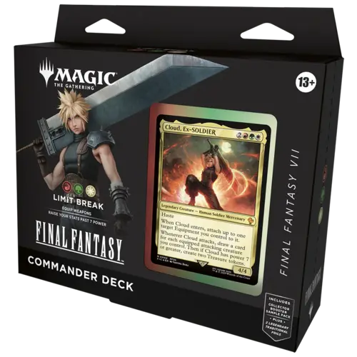 Magic The Gathering Final Fantasy Commander Deck MTG - Final Fantasy VII Magic The Gathering Final Fantasy Commander Deck MTG - Final Fantasy VII