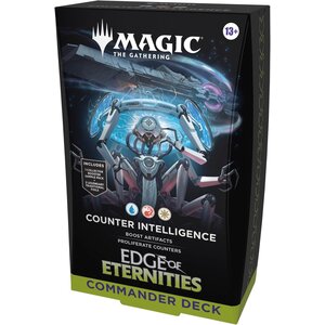 Magic The Gathering Edge of Eternities Commander Deck Counter Intelligence MTG