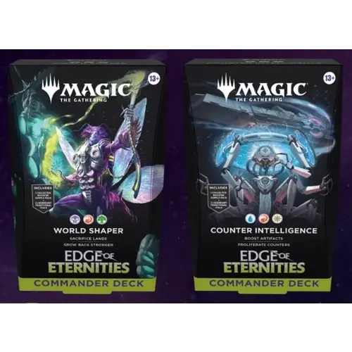 Magic The Gathering Edge of Eternities Commander Deck Set MTG (2 Decks) Magic The Gathering Edge of Eternities Commander Deck Set MTG (2 Decks)