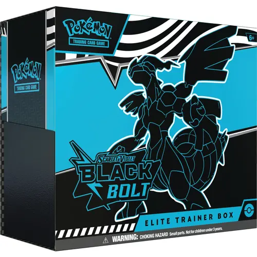 The Pokémon Company Pokemon Scarlet & Violet Black Bolt Elite Trainer Box The Pokémon Company Pokemon Scarlet & Violet Black Bolt Elite Trainer Box