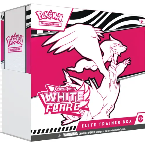 The Pokémon Company Pokemon Scarlet & Violet White Flare Elite Trainer Box The Pokémon Company Pokemon Scarlet & Violet White Flare Elite Trainer Box