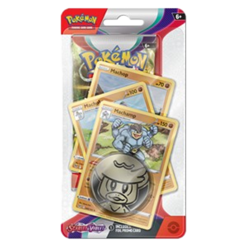The Pokémon Company Pokemon Scarlet & Violet Premium Checklane Machamp The Pokémon Company Pokemon Scarlet & Violet Premium Checklane Machamp