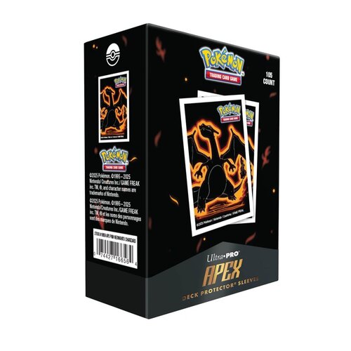The Pokémon Company Pokemon Ultra Pro - Neon Kanto - Apex Deck Protector Sleeves - Charizard The Pokémon Company Pokemon Ultra Pro - Neon Kanto - Apex Deck Protector Sleeves - Charizard